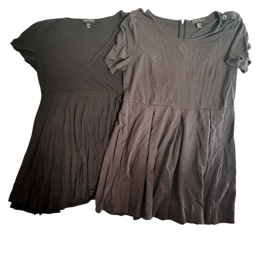 Forever 21+ Black‎ Skater Dresses Bundle | Size 2X